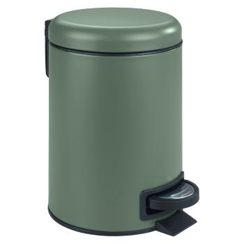 Coș cu pedală pentru baie Wenko Leman, 3 l, verde