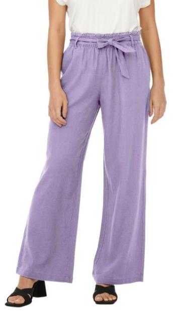 Jacqueline de Yong Pantaloni pentru femei JDYSAY Loose Fit 15254626 Purple Rose 42