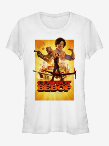 ZOOT.Fan Netflix Postavy Kovboj Bebop Tricou Alb