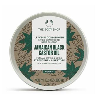 The Body Shop Balsam fără clătire pentru păr creț Jamaican Black Castor Oil (Leave-In Conditioner) 400 ml