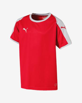 Puma Liga Tricou pentru copii Roșu Multicolor