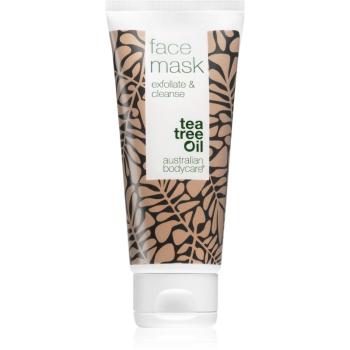 Australian Bodycare exfoliate & cleanse masca facială pentru curatarea tenului cu ulei din arbore de ceai 100 ml