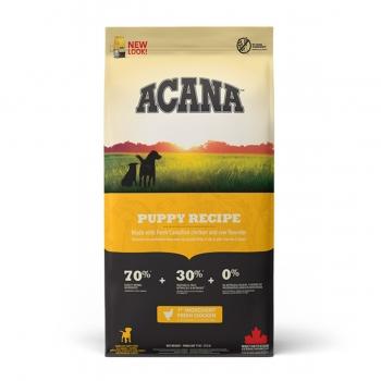 ACANA Heritage Puppy & Junior, hrană uscată fără cereale câini junior, 17kg