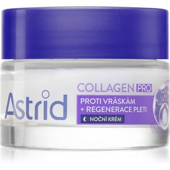Astrid Collagen PRO crema de noapte împotriva tuturor semnelor de imbatranire efect regenerator 50 ml