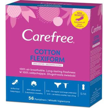 Carefree Cotton Flexiform absorbante 56 buc