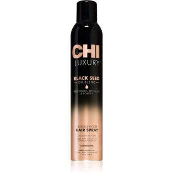 CHI Luxury Black Seed Oil Flexible Hold Hairspray fixativ pentru intarire si o mai buna flexibilitate a parului 284 ml