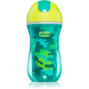 Chicco Sport Cup ceasca cu pai Green 12 m+ 266 ml