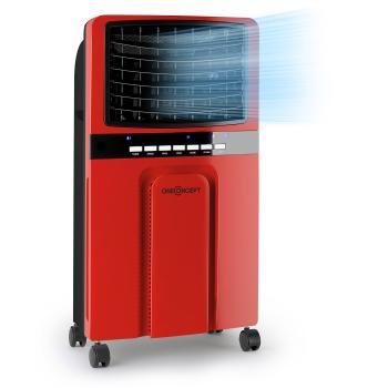 OneConcept Baltică Red Air cooler ventilator 65W 400m³ / h comandă de la distanț