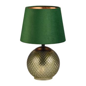 Veioză verde-în culoarea bronz (înălțime 29 cm) Jonna – Trio