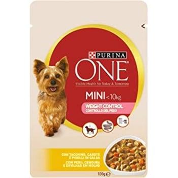 Purina One Dog Mini Weight Control, Curcan si Orez, 100 g