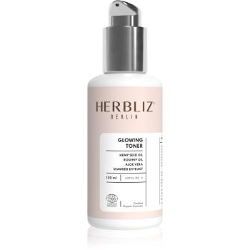 Herbliz Hemp Seed Oil Cosmetics tonic pentru fata pentru o piele mai luminoasa 150 ml