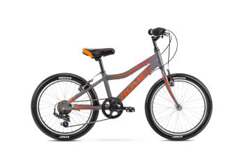 Bicicleta pentru copii Romet Rambler 20 Kid 1 S/10 Grafit/Rosu/Portocaliu 2021