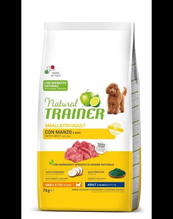 TRAINER Natural Small Toy Adult cu vita 7kg hrana caini