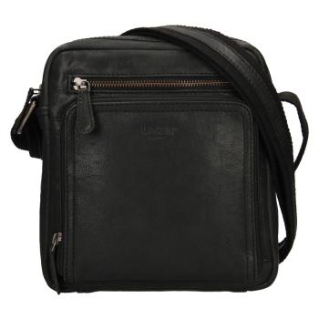 Lagen Geanta din piele pentru bărbați crossbody BLC/4091/18 BLK