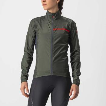 
                 CASTELLI Jachetă rezistentă la vânt de ciclism - SQUADRA STRECH LADY - verde  
            