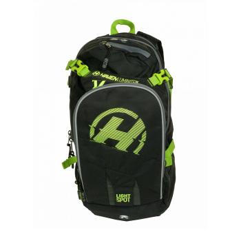 
                 HAVEN Sac de ciclism - LUMINITE II 18L - negru/verde 
            