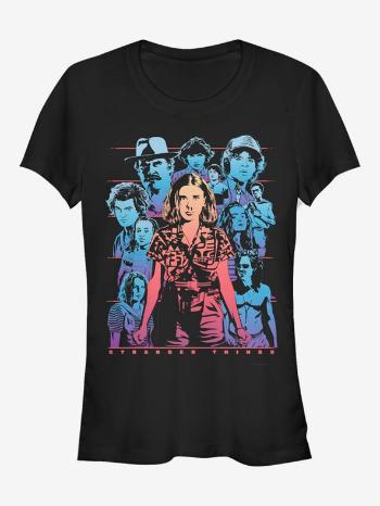 ZOOT.Fan Netflix Postavy Stranger Things Tricou Negru