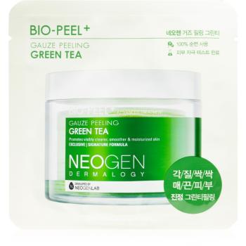 Neogen Dermalogy Bio-Peel+ Gauze Peeling Green Tea discuri pentru indepartarea impuritatilor pentru luminozitate si hidratare 8 buc