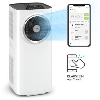 Klarstein Kraftwerk Smart 12K, aer condiționat, 3 în 1, 12.000 BTU, control prin aplicație, albă