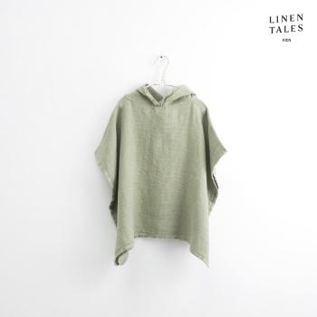 Halat pentru copii 1-2 ani verde deschis  din in – Linen Tales