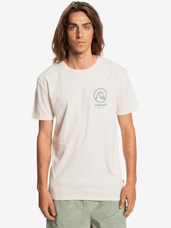 Quiksilver Gone Words Tricou Alb