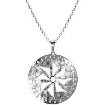 Praqia Jewellery Colier din argint pentru bărbați Sol KO5006_MO060_50 (lanț, pandantiv)