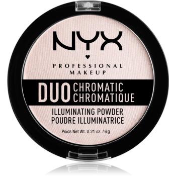 NYX Professional Makeup Duo Chromatic iluminator culoare 04 Snow Rose 6 g