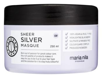 Maria Nila Mască nutritivă pentru păr blond Sheer Silver (Masque) 250 ml