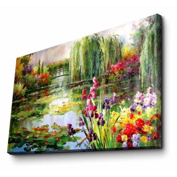 Reproducere tablou pe pânză Impressionist Garden, 70 x 45 cm