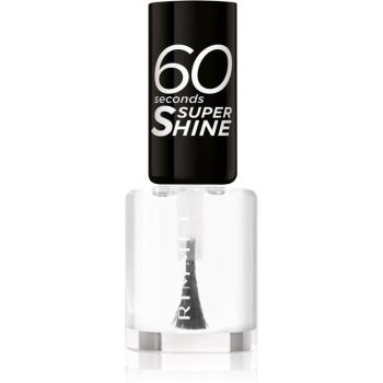 Rimmel 60 Seconds Super Shine lac de unghii culoare 740 Clear 8 ml