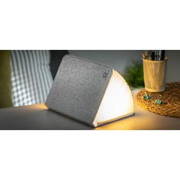 Veioză LED cu abajur textil (înălțime 2,5 cm) Booklight – Gingko