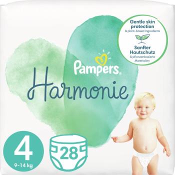 Pampers Harmonie Size 4 scutece de unică folosință 9 – 14 kg 28 buc