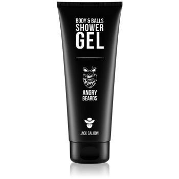 Angry Beards Jack Saloon Shower Gel gel de dus hidratant pentru bărbați 230 ml