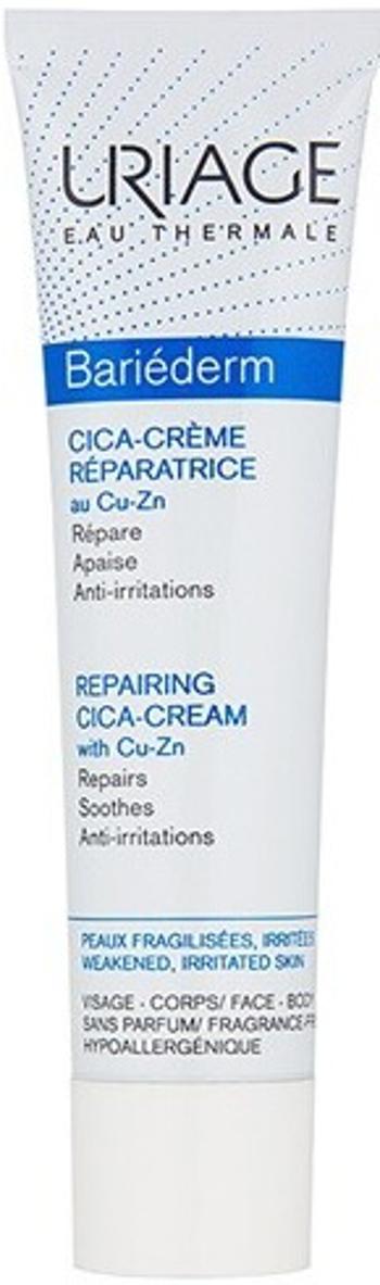 Uriage Crema reparatoare conținând cupru și zinc Bariéderm Cica ( Repair ing Cica-Cream With Cu-Zn) 40 ml