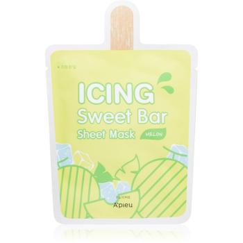 A’pieu Icing Sweet Bar Mask Melon mască textilă calmantă 21 g