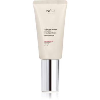 NEO MAKE UP Intense Serum Cover Foundation machiaj natural SPF 30 culoare 01 Porcelain 30 ml