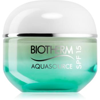 Biotherm Aquasource crema hidratanta usoara pentru piele normală și mixtă SPF 15 50 ml