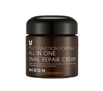 Mizon Cremă regeneratoare cu extract de melc 92% (All In One Snail Repair Cream) 120 ml