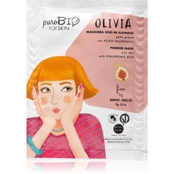 puroBIO Cosmetics Olivia Fig mască exfoliantă în pulbere 13 g