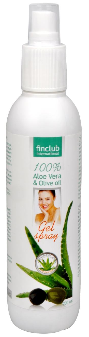 Finclub Aloe Vera Gel Spray & ulei de masline 200 ml