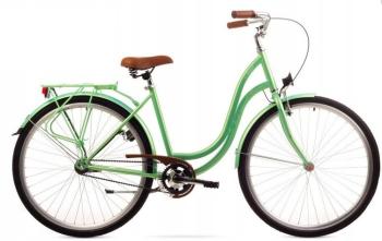 Bicicleta de oras pentru femei Romet Angel 26 1 Verde 2019