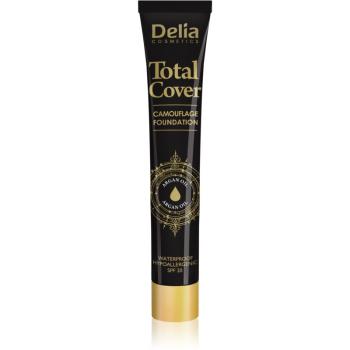 Delia Cosmetics Total Cover machiaj rezistent la apa SPF 20 culoare 52 Ivory 25 g