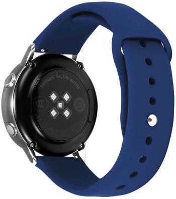 4wrist Curea din silicon pentru Samsung Galaxy Watch - Blue 20 mm