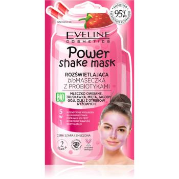 Eveline Cosmetics Power Shake masca de hidratare si luminozitate cu probiotice 10 ml