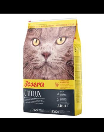 JOSERA Cat Catelux hrana uscata pisici adulte pretentioase 10 kg + 2 plicuri hrana umeda GRATIS