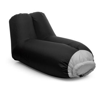 Blumfeldt Airlounge, scaun gonflabil, 90x80x150cm, rucsac, lavabil, poliester, negru