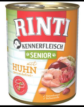 RINTI Kennerfleish Senior Chicken 400 g Hrana umeda pentru caine senior, cu pui