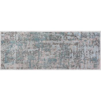 Covorașe pentru scări gri-turcoaz 16 buc. din bumbac 25x65 cm Milano Mavi – Vitaus