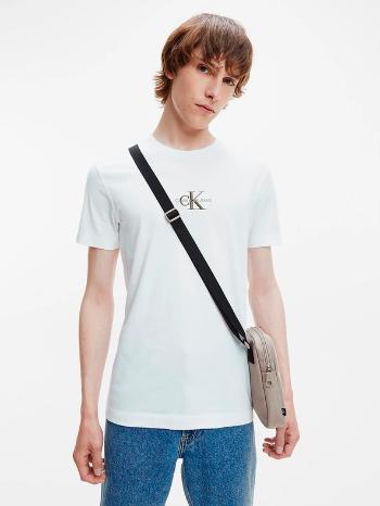 Calvin Klein Jeans New Iconic Essential Tricou Alb