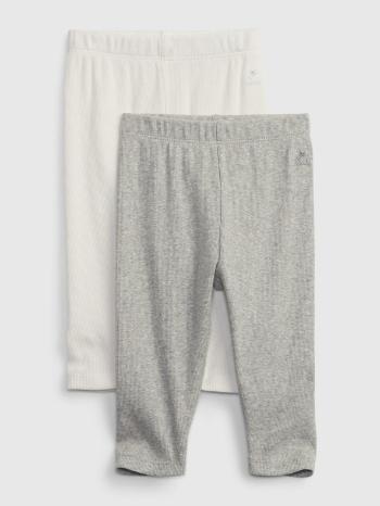 GAP Pantaloni copii 2 piese Alb